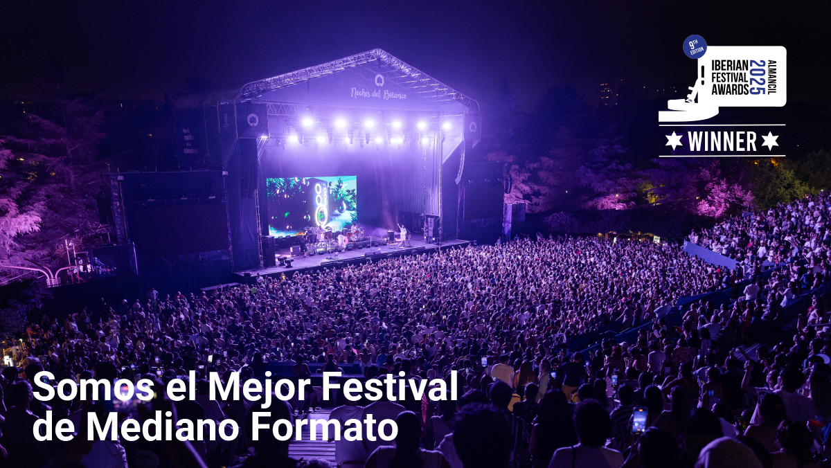 Escenario de Noches del Botánico durante un concierto de la pasada edición
